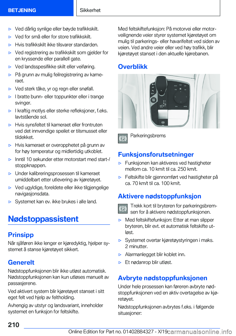 BMW 8 SERIES GRAN COUPE 2020  InstruksjonsbØker (in Norwegian) 'x�V�e�d��d�å�r�l�i�g��s�y�n�l�i�g�e��e�l�l�e�r��b�