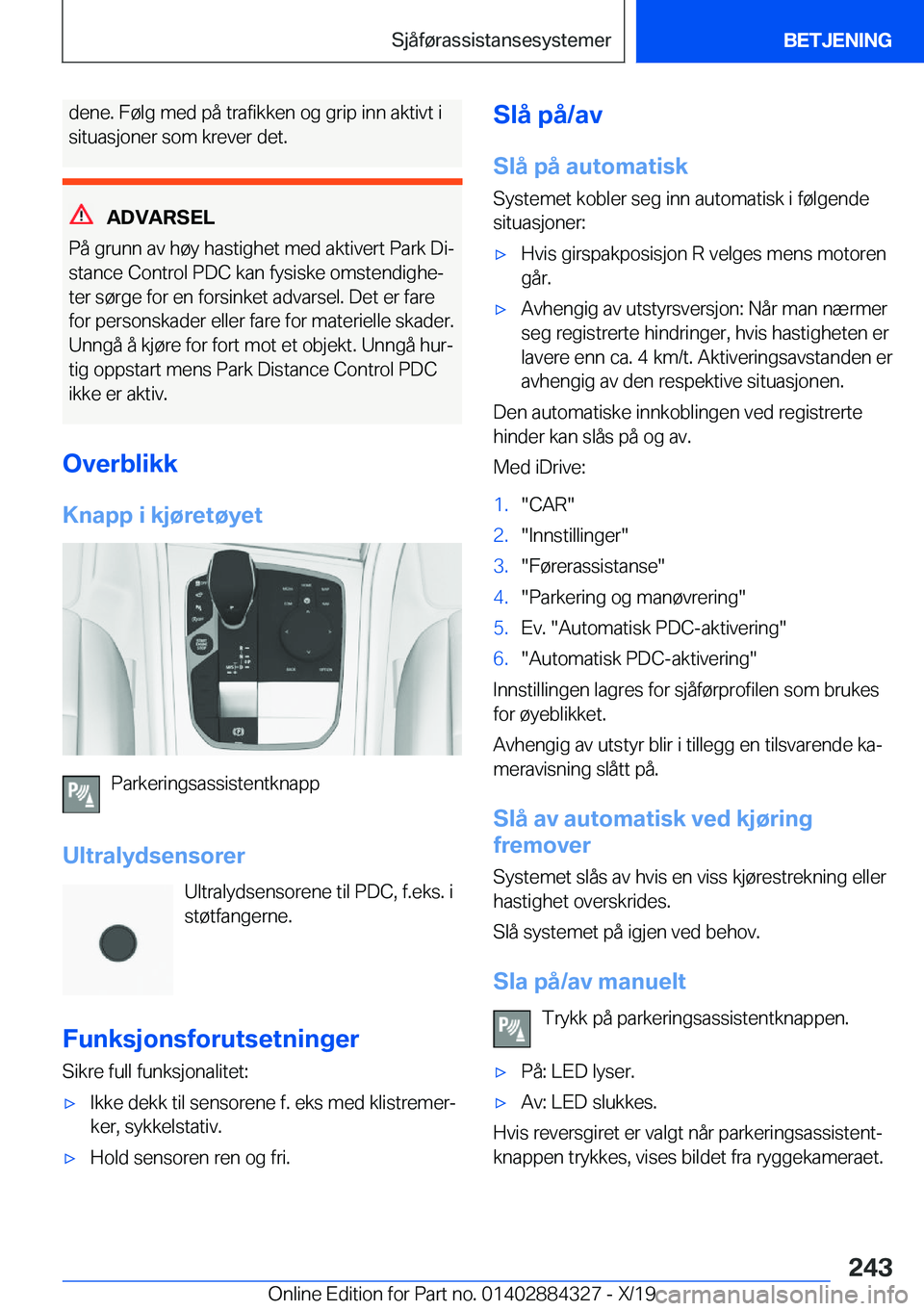BMW 8 SERIES GRAN COUPE 2020  InstruksjonsbØker (in Norwegian) �d�e�n�e�.��F�