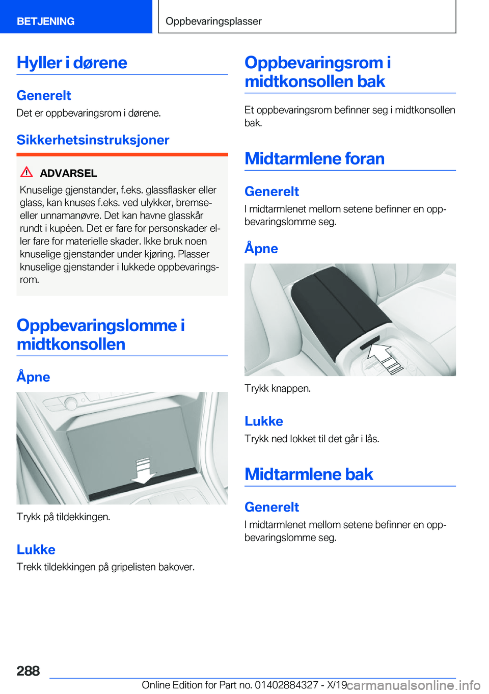 BMW 8 SERIES GRAN COUPE 2020  InstruksjonsbØker (in Norwegian) �H�y�l�l�e�r��i��d�