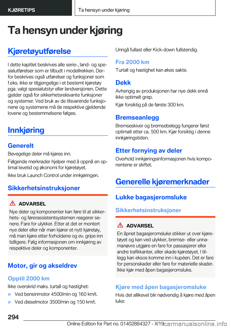 BMW 8 SERIES GRAN COUPE 2020  InstruksjonsbØker (in Norwegian) �T�a��h�e�n�s�y�n��u�n�d�e�r��k�j�