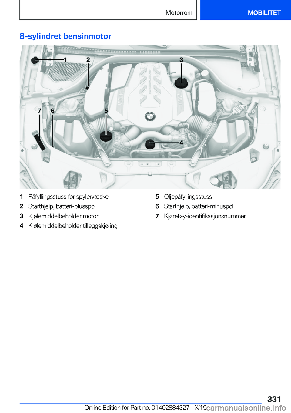 BMW 8 SERIES GRAN COUPE 2020  InstruksjonsbØker (in Norwegian) �8�-�s�y�l�i�n�d�r�e�t��b�e�n�s�i�n�m�o�t�o�r�1�P�å�f�y�l�l�i�n�g�s�s�t�u�s�s��f�o�r��s�p�y�l�e�r�v�æ�s�k�e�2�S�t�a�r�t�h�j�e�l�p�,��b�a�t�t�e�r�i�-�p�l�u�s�s�p�o�l�3�K�j�