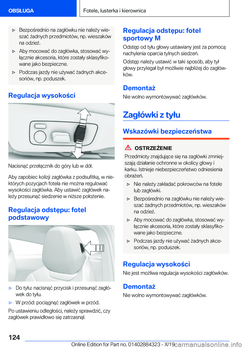 BMW 8 SERIES GRAN COUPE 2020  Instrukcja obsługi (in Polish) 'x�B�e�z�p�o�r�e�d�n�i�o��n�a��z�a�g�ł�