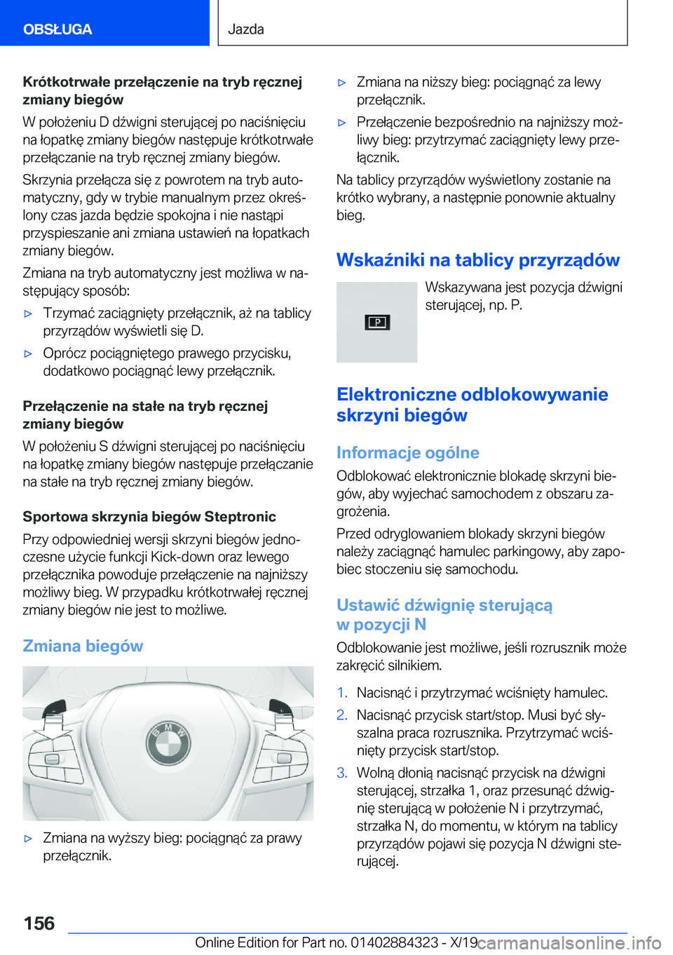 BMW 8 SERIES GRAN COUPE 2020  Instrukcja obsługi (in Polish) �K�r�