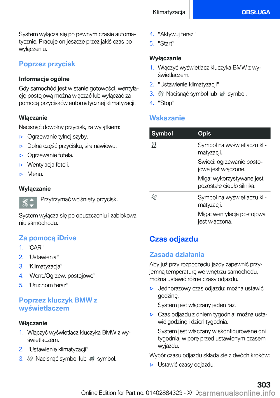 BMW 8 SERIES GRAN COUPE 2020  Instrukcja obsługi (in Polish) �S�y�s�t�e�m��w�y�ł�