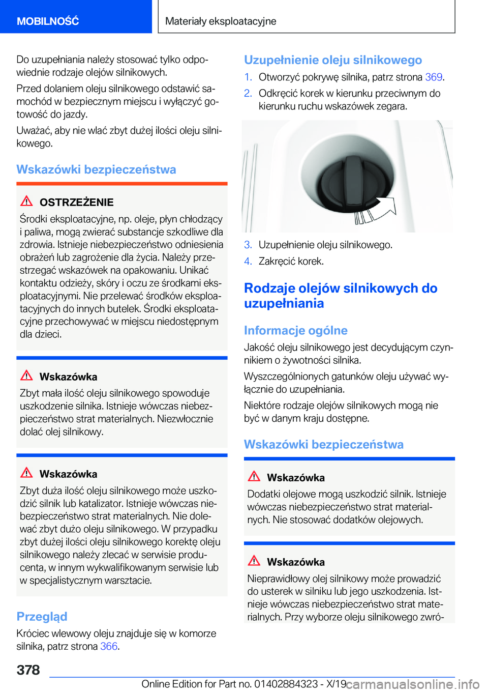 BMW 8 SERIES GRAN COUPE 2020  Instrukcja obsługi (in Polish) �D�o��u�z�u�p�e�ł�n�i�a�n�i�a��n�a�l�e9�y��s�t�o�s�o�w�a�