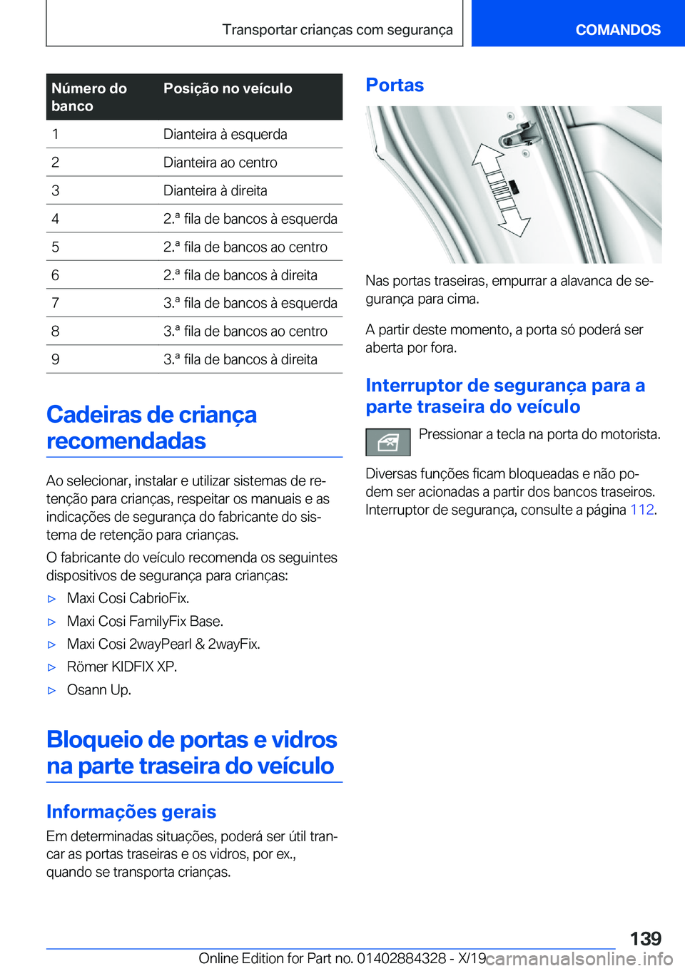 BMW 8 SERIES GRAN COUPE 2020  Manual do condutor (in Portuguese) �N�