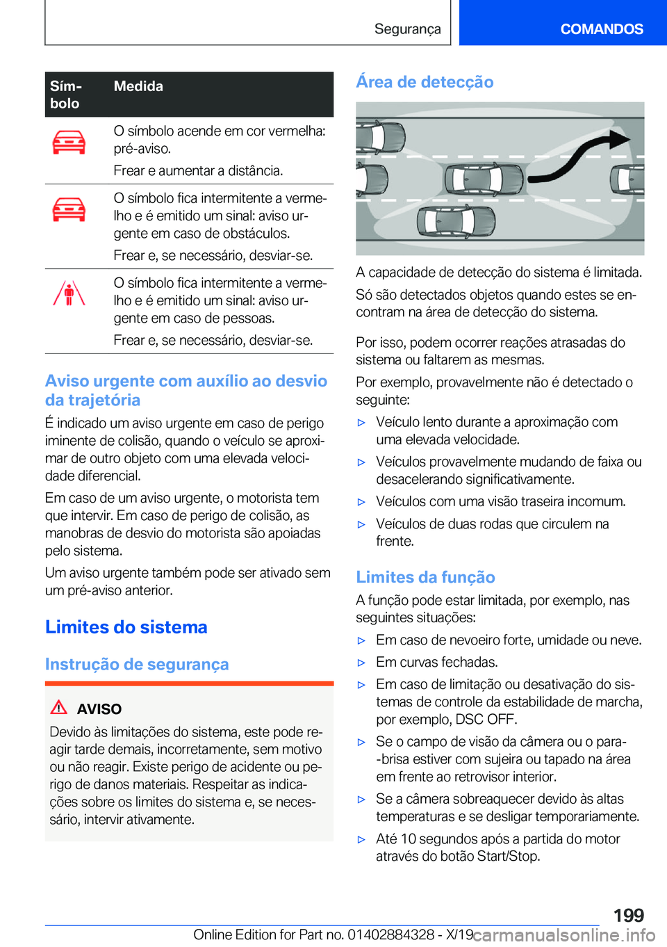BMW 8 SERIES GRAN COUPE 2020  Manual do condutor (in Portuguese) �S�