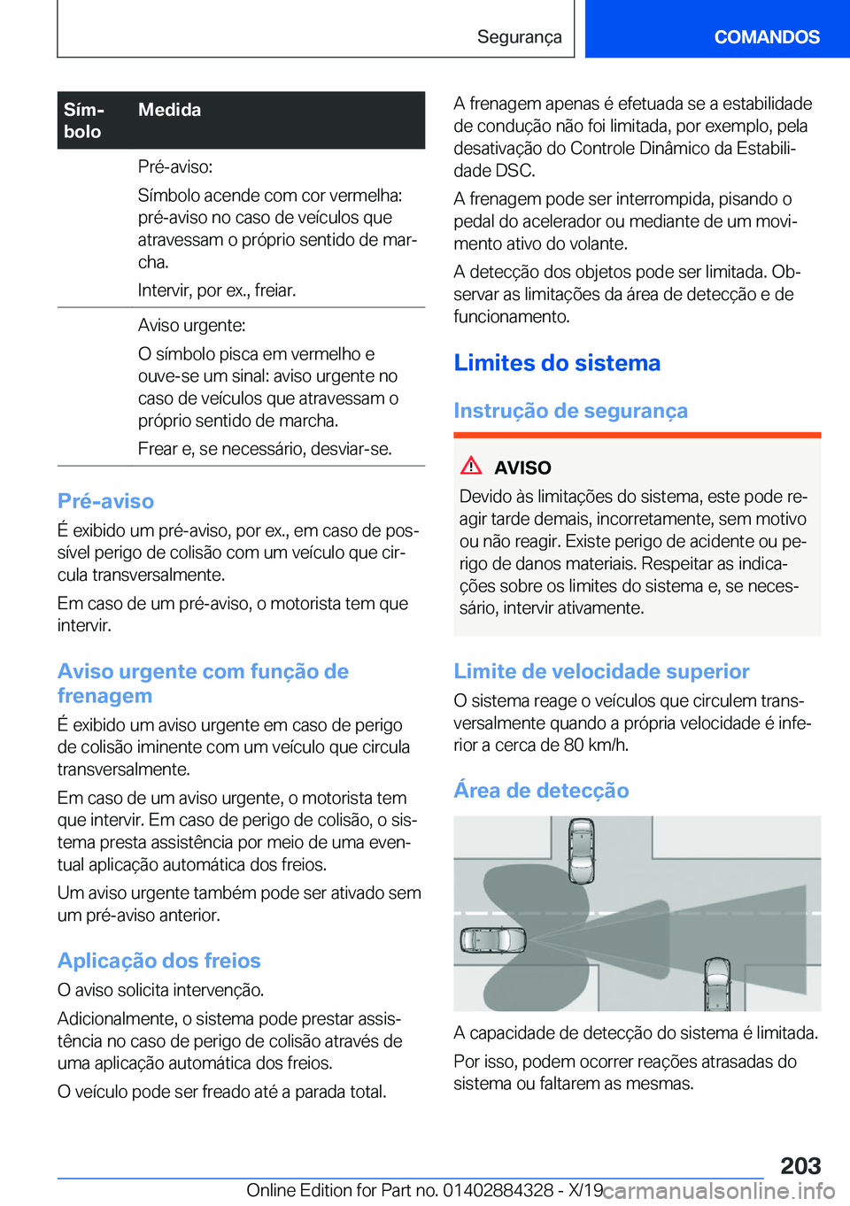 BMW 8 SERIES GRAN COUPE 2020  Manual do condutor (in Portuguese) �S�