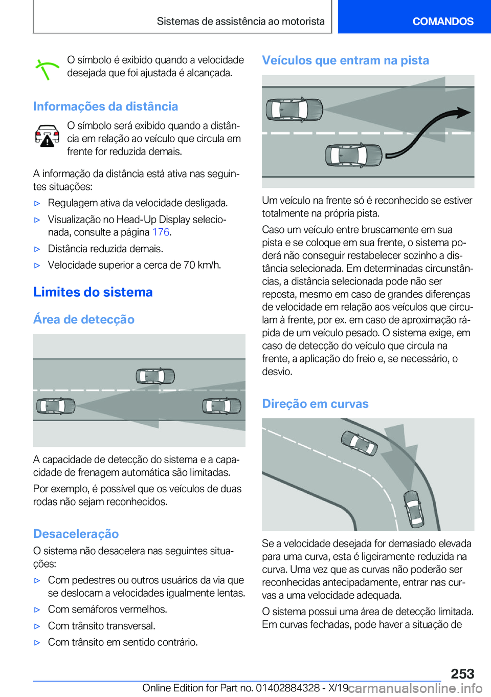 BMW 8 SERIES GRAN COUPE 2020  Manual do condutor (in Portuguese) �O��s�