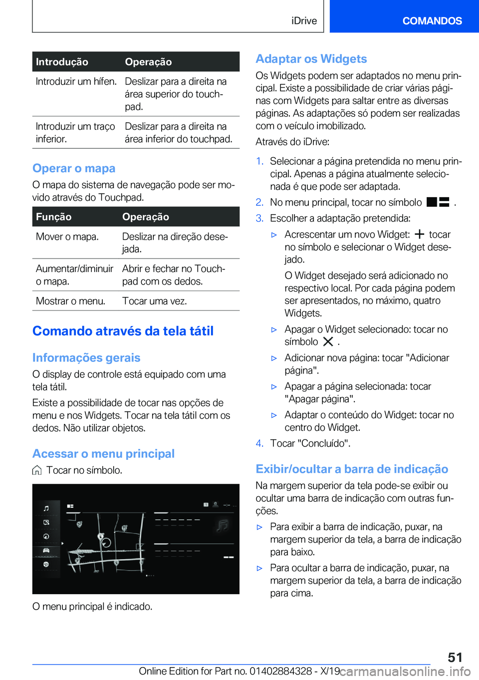 BMW 8 SERIES GRAN COUPE 2020  Manual do condutor (in Portuguese) �I�n�t�r�o�d�u�