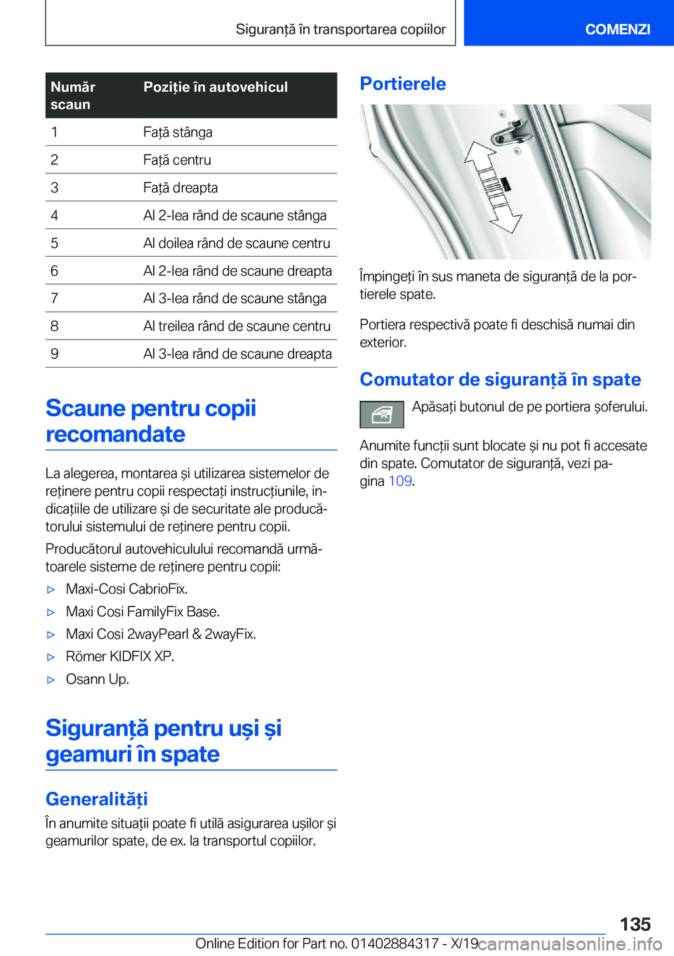 BMW 8 SERIES GRAN COUPE 2020  Ghiduri De Utilizare (in Romanian) �N�u�m�