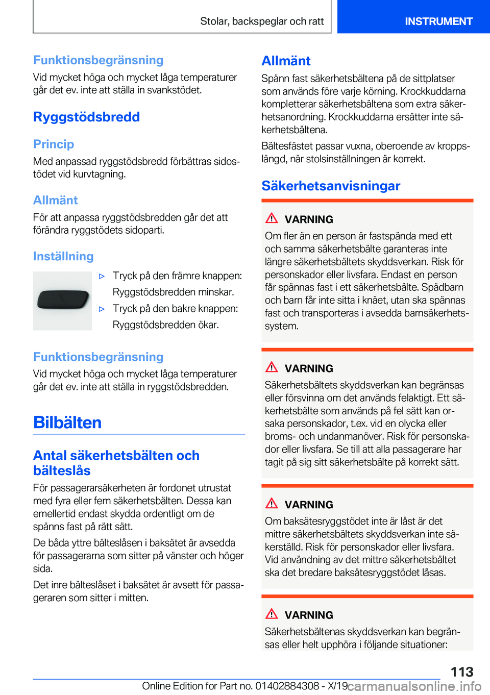 BMW 8 SERIES GRAN COUPE 2020  InstruktionsbÖcker (in Swedish) �F�u�n�k�t�i�o�n�s�b�e�g�r�ä�n�s�n�i�n�g
�V�i�d��m�y�c�k�e�t��h�
