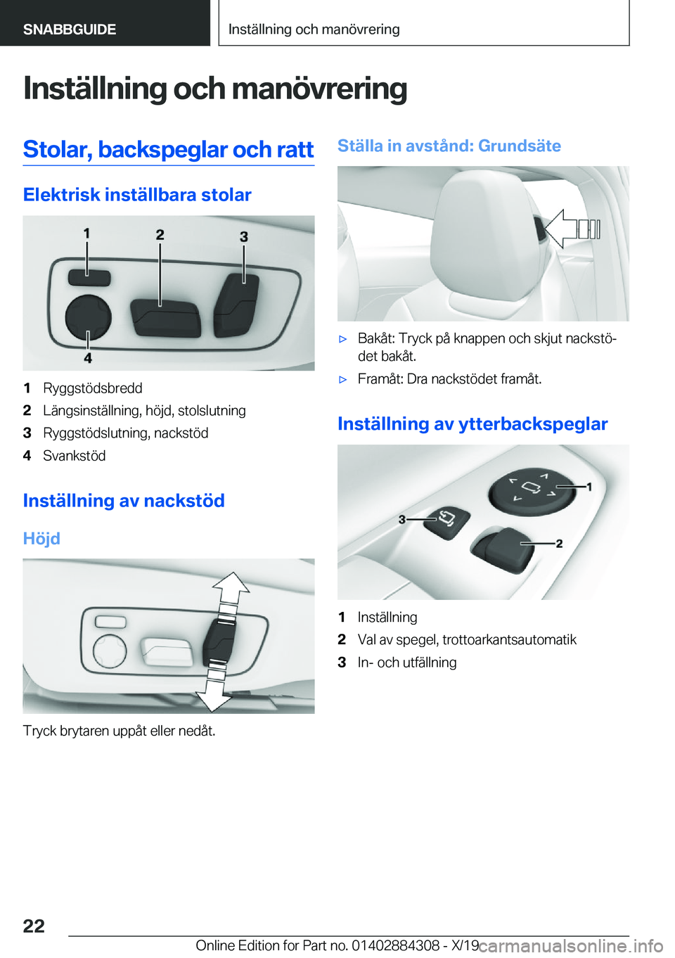 BMW 8 SERIES GRAN COUPE 2020  InstruktionsbÖcker (in Swedish) �I�n�s�t�ä�l�l�n�i�n�g��o�c�h��m�a�n�