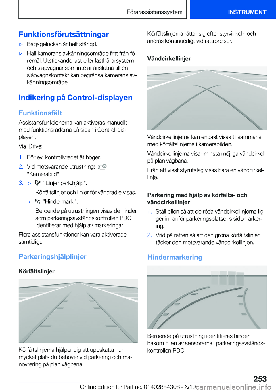 BMW 8 SERIES GRAN COUPE 2020  InstruktionsbÖcker (in Swedish) �F�u�n�k�t�i�o�n�s�f�