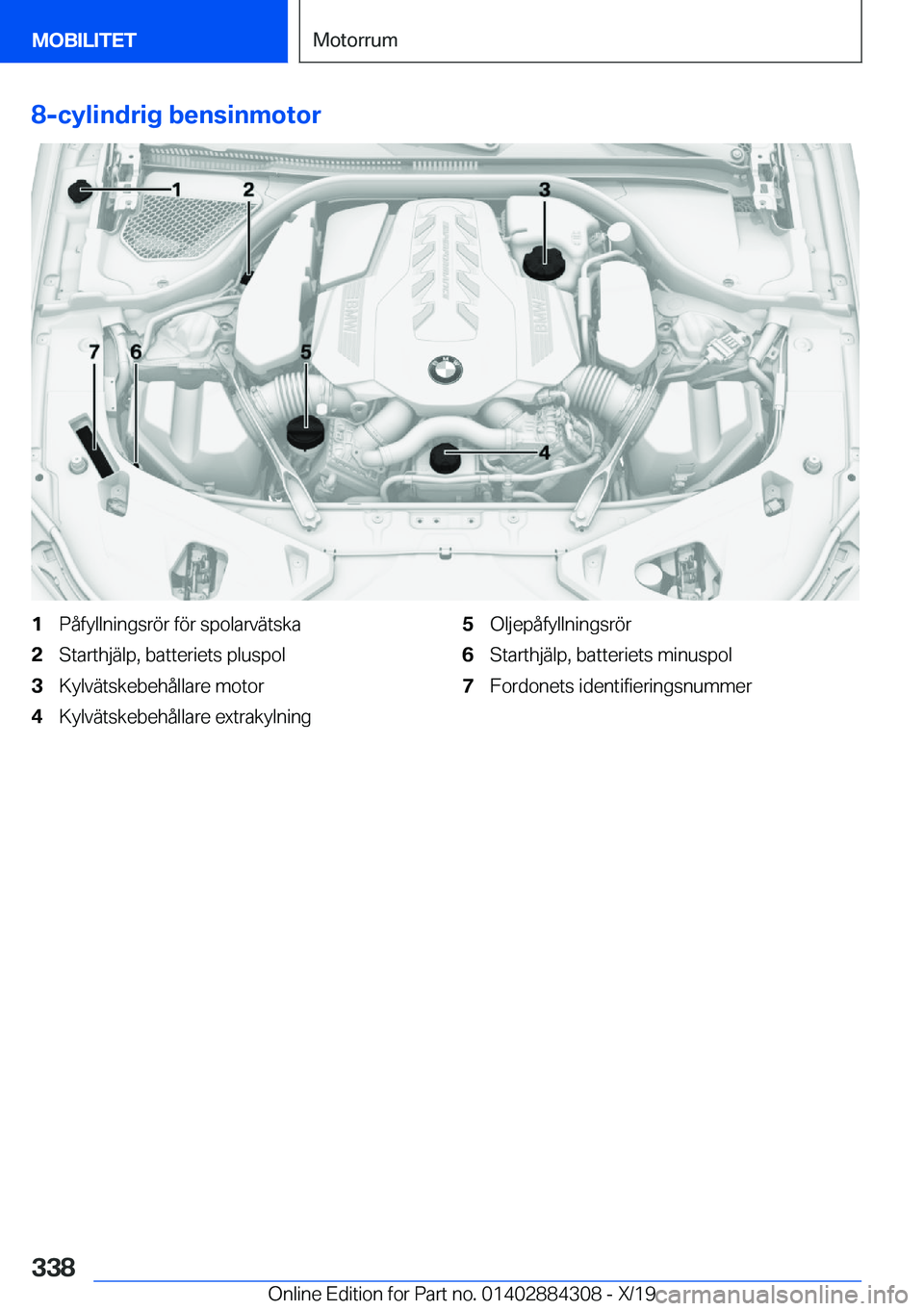 BMW 8 SERIES GRAN COUPE 2020  InstruktionsbÖcker (in Swedish) �8�-�c�y�l�i�n�d�r�i�g��b�e�n�s�i�n�m�o�t�o�r�1�P�å�f�y�l�l�n�i�n�g�s�r�
