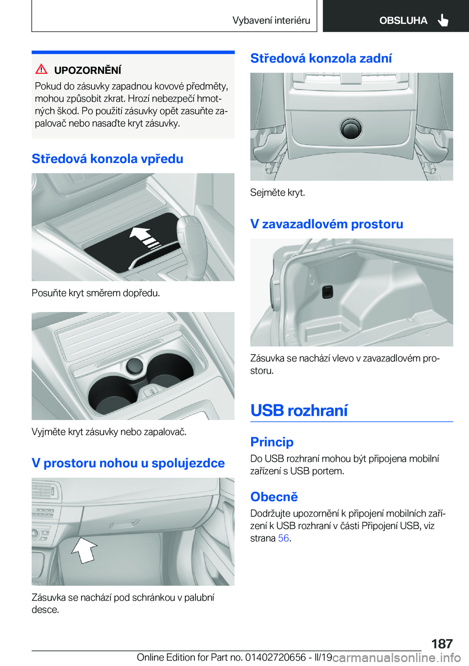 BMW M2 2020  Návod na použití (in Czech) �U�P�O�Z�O�R�N�Ě�N�