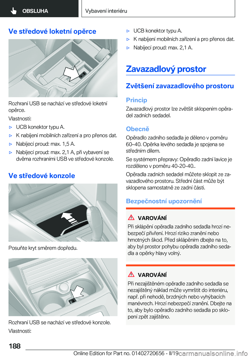 BMW M2 2020  Návod na použití (in Czech) �V�e��s�t�e�d�o�v�