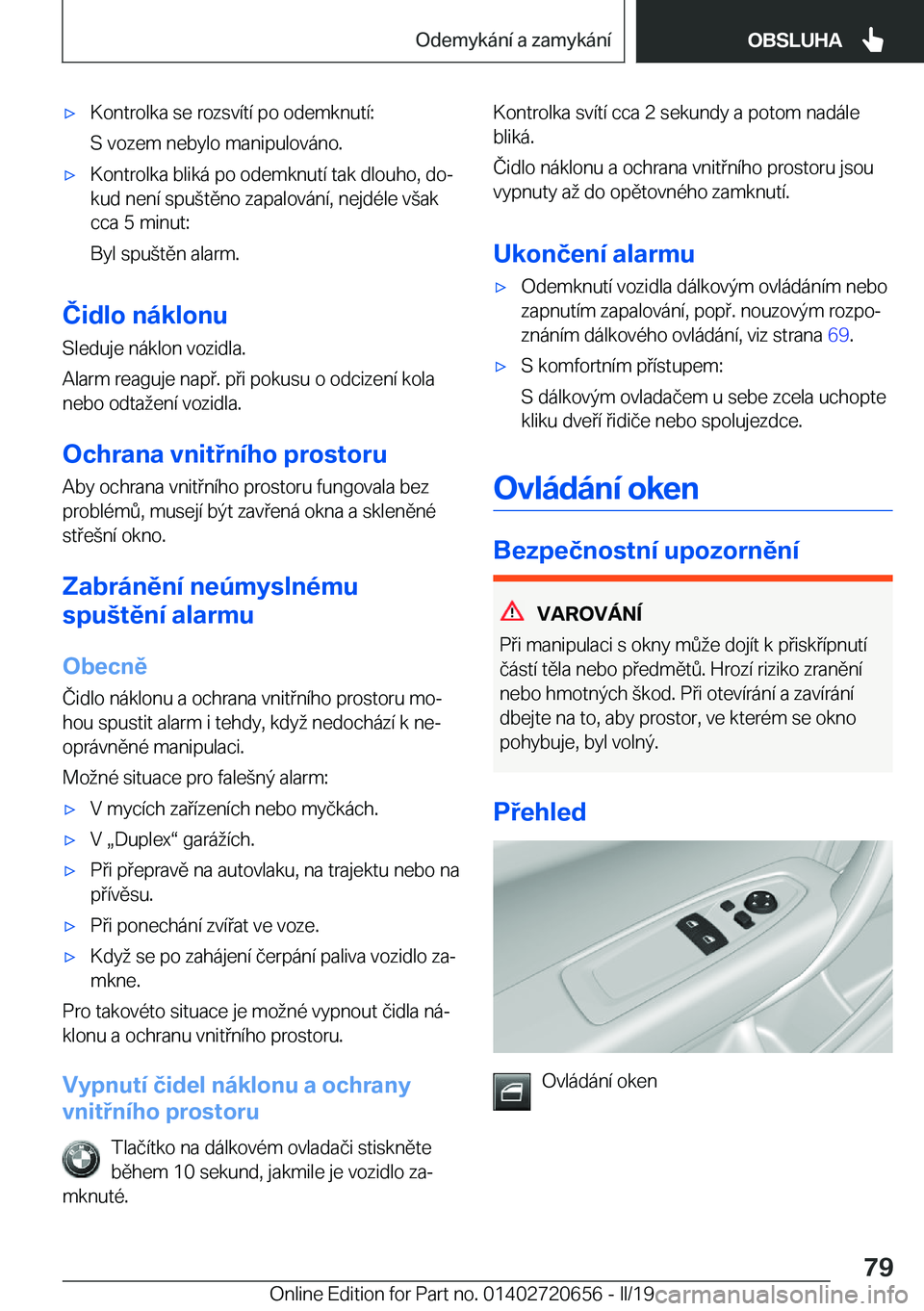 BMW M2 2020  Návod na použití (in Czech) 'x�K�o�n�t�r�o�l�k�a��s�e��r�o�z�s�v�