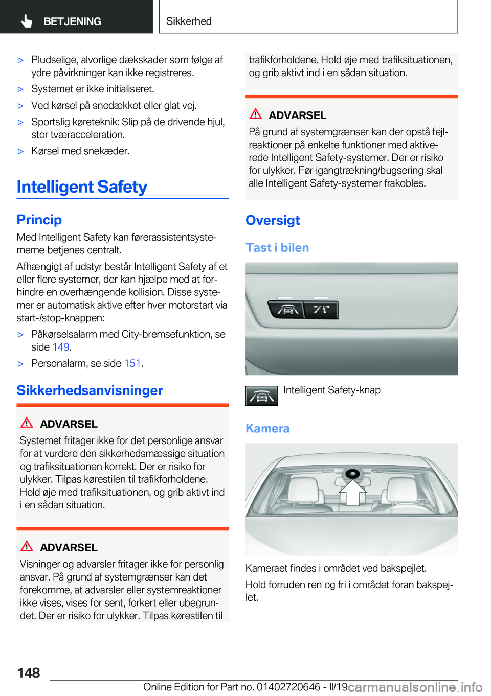 BMW M2 2020  InstruktionsbØger (in Danish) 'x�P�l�u�d�s�e�l�i�g�e�,��a�l�v�o�r�l�i�g�e��d�æ�k�s�k�a�d�e�r��s�o�m��f�