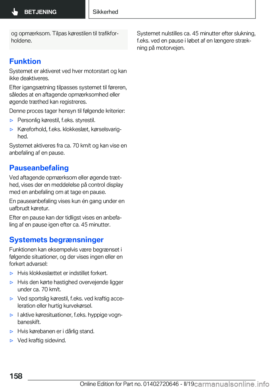 BMW M2 2020  InstruktionsbØger (in Danish) �o�g��o�p�m�æ�r�k�s�o�m�.��T�i�l�p�a�s��k�