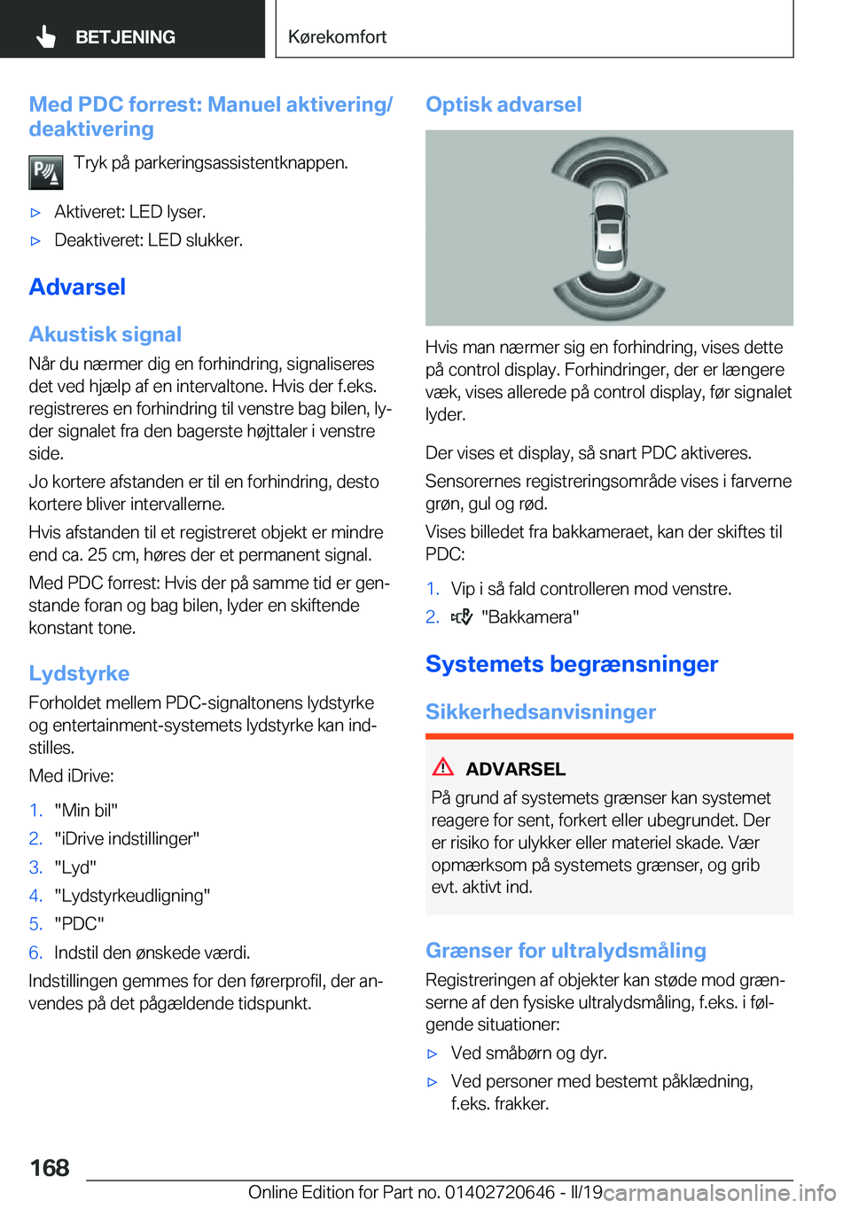 BMW M2 2020  InstruktionsbØger (in Danish) �M�e�d��P�D�C��f�o�r�r�e�s�t�:��M�a�n�u�e�l��a�k�t�i�v�e�r�i�n�g�/
�d�e�a�k�t�i�v�e�r�i�n�g
�T�r�y�k��p�å��p�a�r�k�e�r�i�n�g�s�a�s�s�i�s�t�e�n�t�k�n�a�p�p�e�n�.'x�A�k�t�i�v�e�r�e�t�:��L�E�