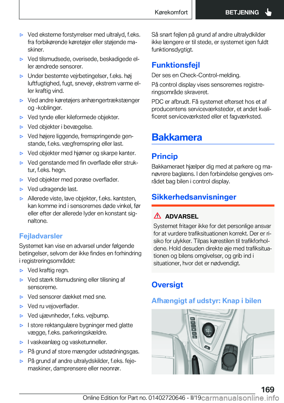 BMW M2 2020  InstruktionsbØger (in Danish) 'x�V�e�d��e�k�s�t�e�r�n�e��f�o�r�s�t�y�r�r�e�l�s�e�r��m�e�d��u�l�t�r�a�l�y�d�,��f�.�e�k�s�.�f�r�a��f�o�r�b�i�k�