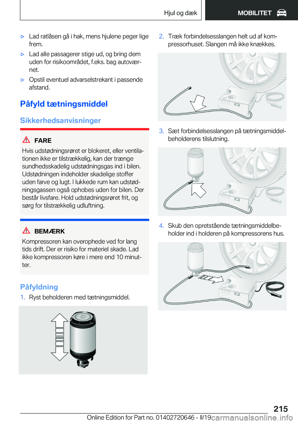 BMW M2 2020  InstruktionsbØger (in Danish) 'x�L�a�d��r�a�t�l�å�s�e�n��g�å��i��h�a�k�,��m�e�n�s��h�j�u�l�e�n�e��p�e�g�e�r��l�i�g�e�f�r�e�m�.'x�L�a�d��a�l�l�e��p�a�s�s�a�g�e�r�e�r��s�t�i�g�e��u�d�,��o�g��b�r�i�n�g��d�e�m
