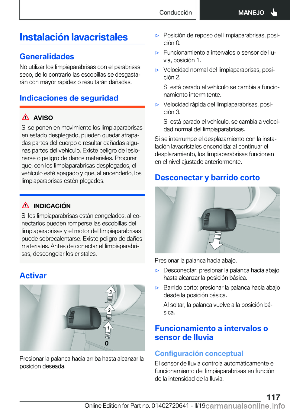 BMW M2 2020  Manuales de Empleo (in Spanish) �I�n�s�t�a�l�a�c�i�