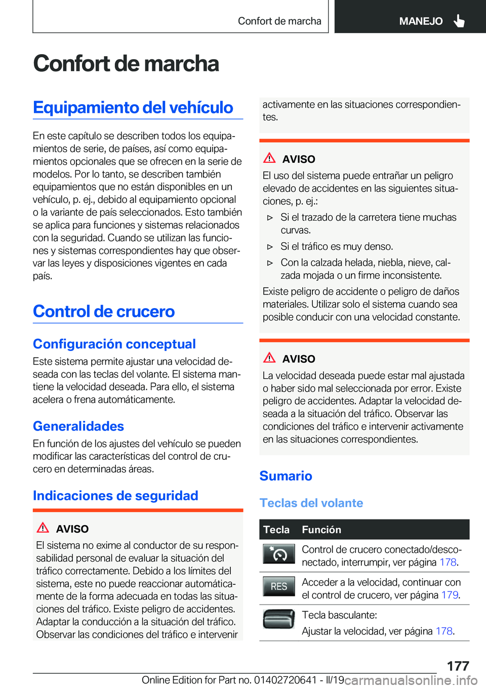 BMW M2 2020  Manuales de Empleo (in Spanish) �C�o�n�f�o�r�t��d�e��m�a�r�c�h�a�E�q�u�i�p�a�m�i�e�n�t�o��d�e�l��v�e�h�