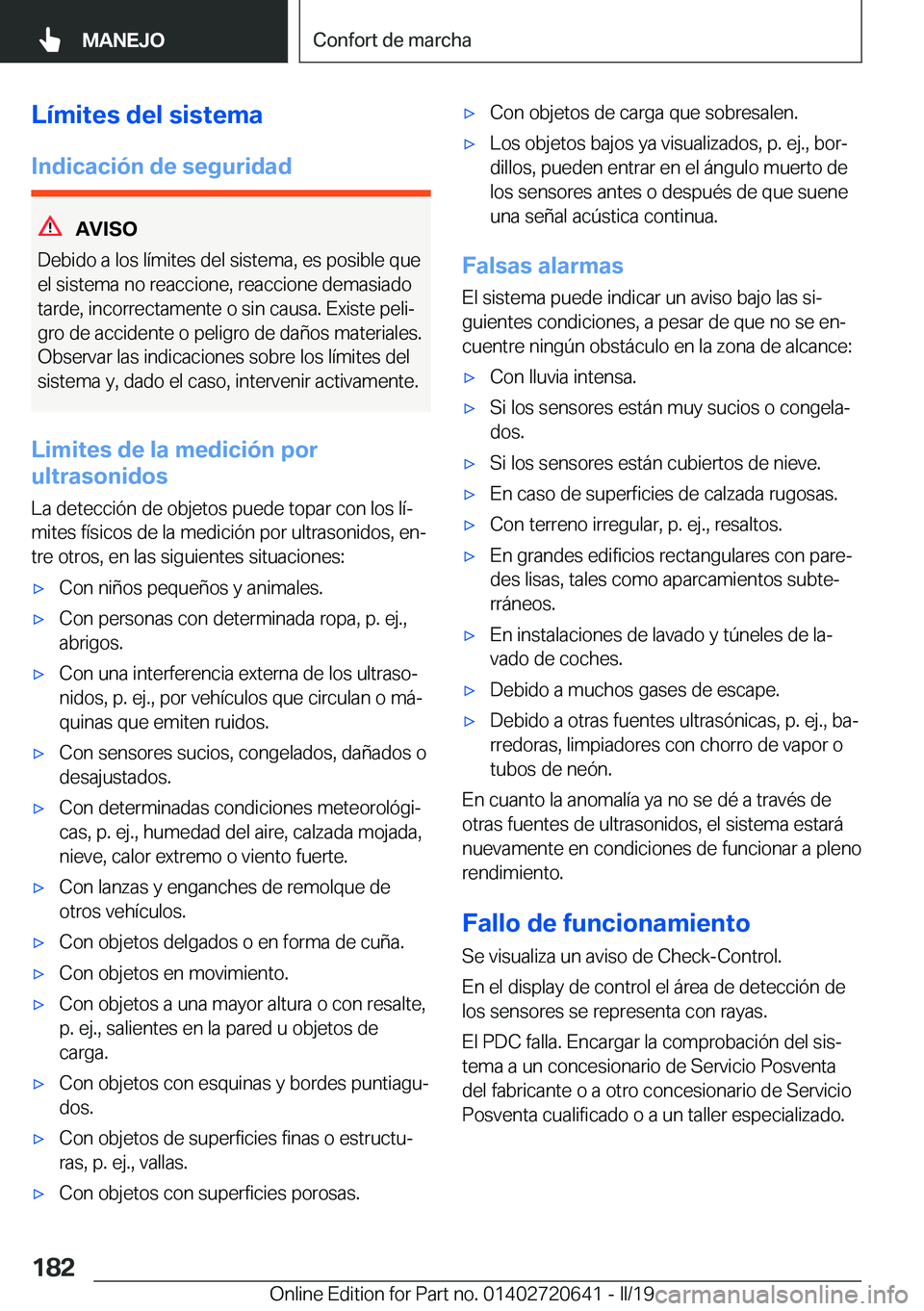 BMW M2 2020  Manuales de Empleo (in Spanish) �L�