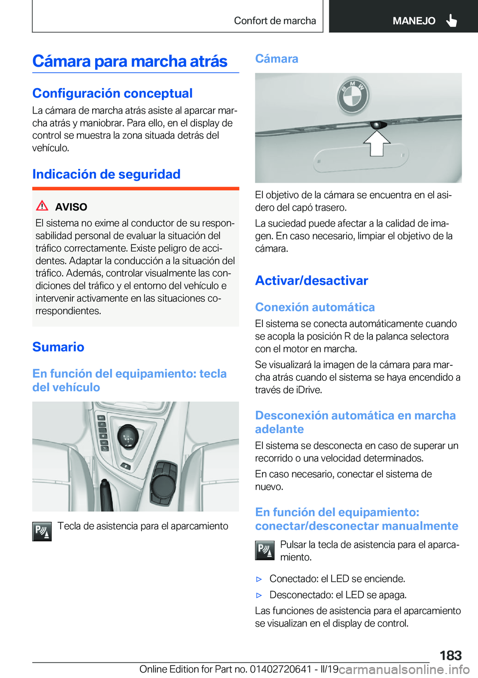 BMW M2 2020  Manuales de Empleo (in Spanish) �C�