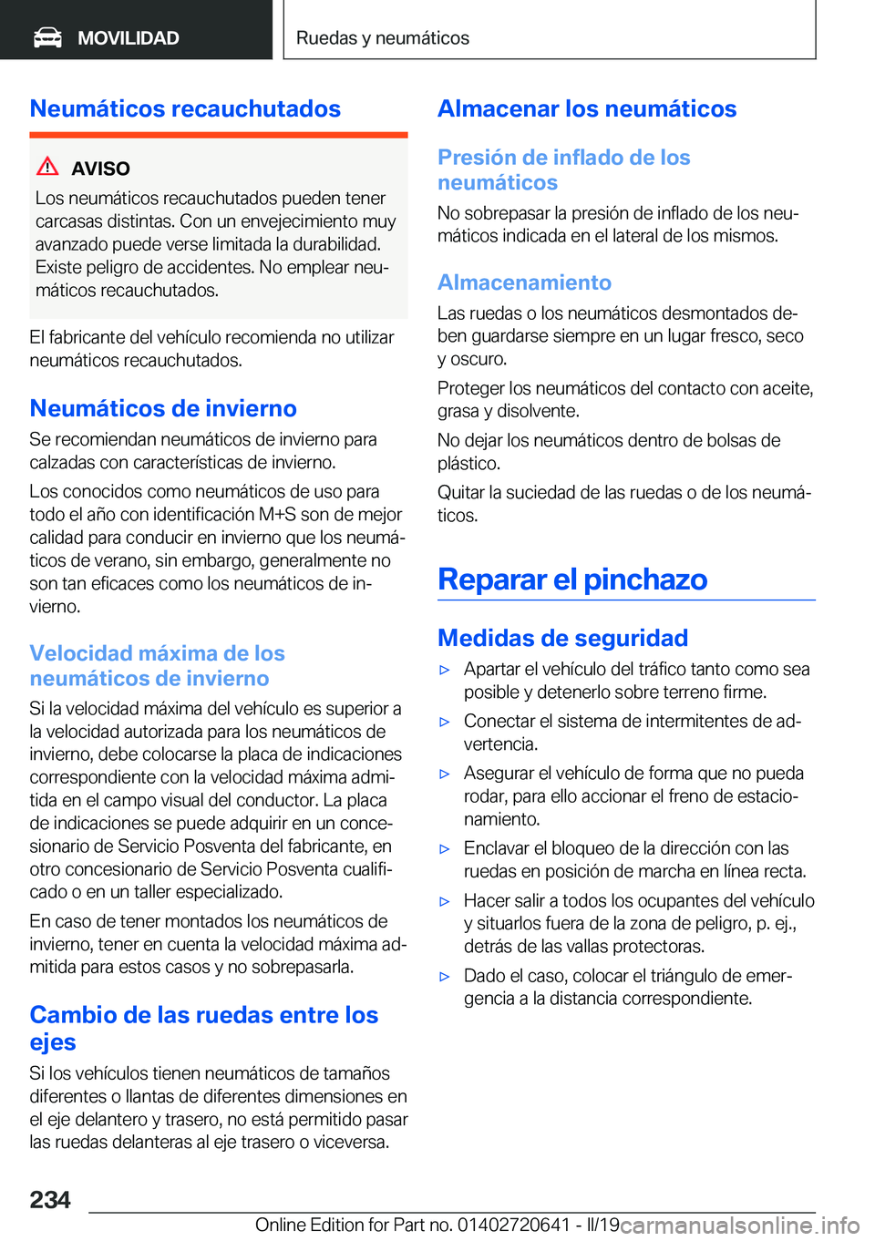 BMW M2 2020  Manuales de Empleo (in Spanish) �N�e�u�m�