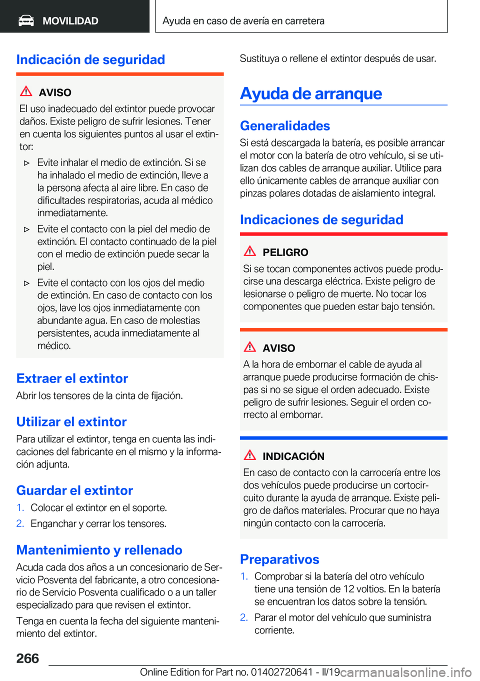 BMW M2 2020  Manuales de Empleo (in Spanish) �I�n�d�i�c�a�c�i�