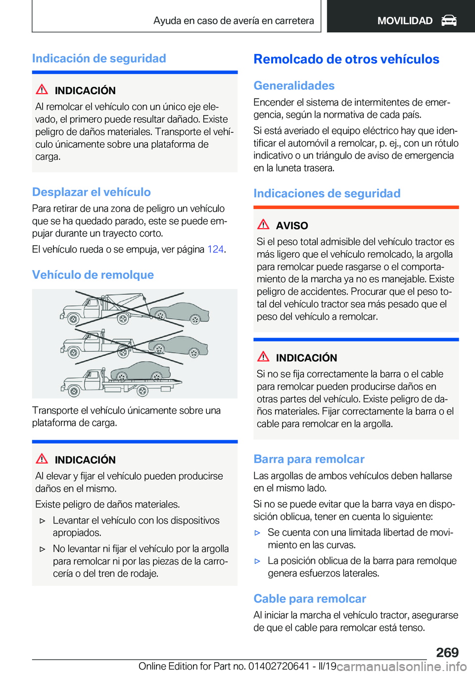 BMW M2 2020  Manuales de Empleo (in Spanish) �I�n�d�i�c�a�c�i�