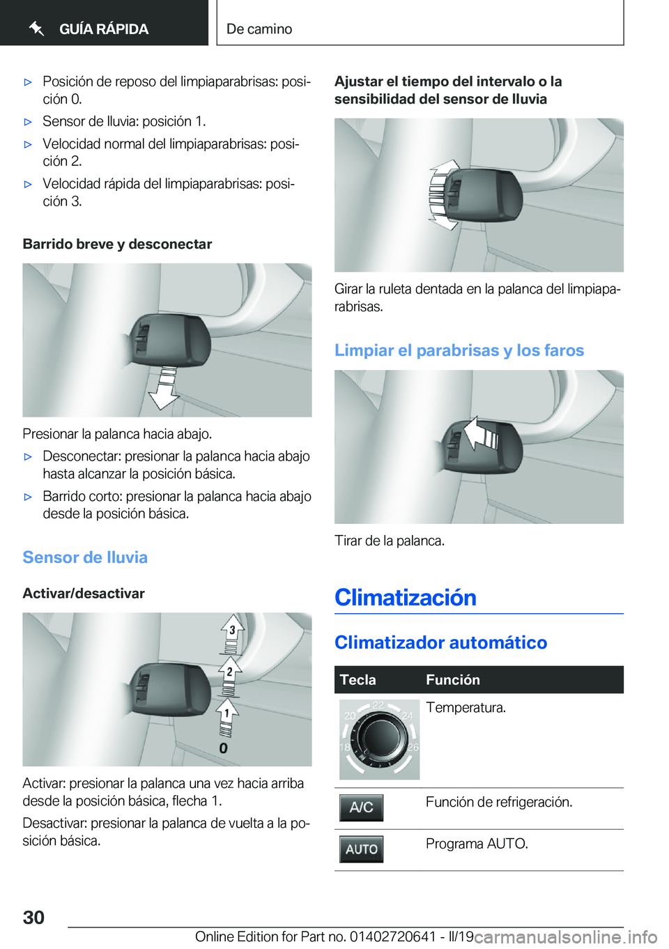 BMW M2 2020  Manuales de Empleo (in Spanish) x�P�o�s�i�c�i�