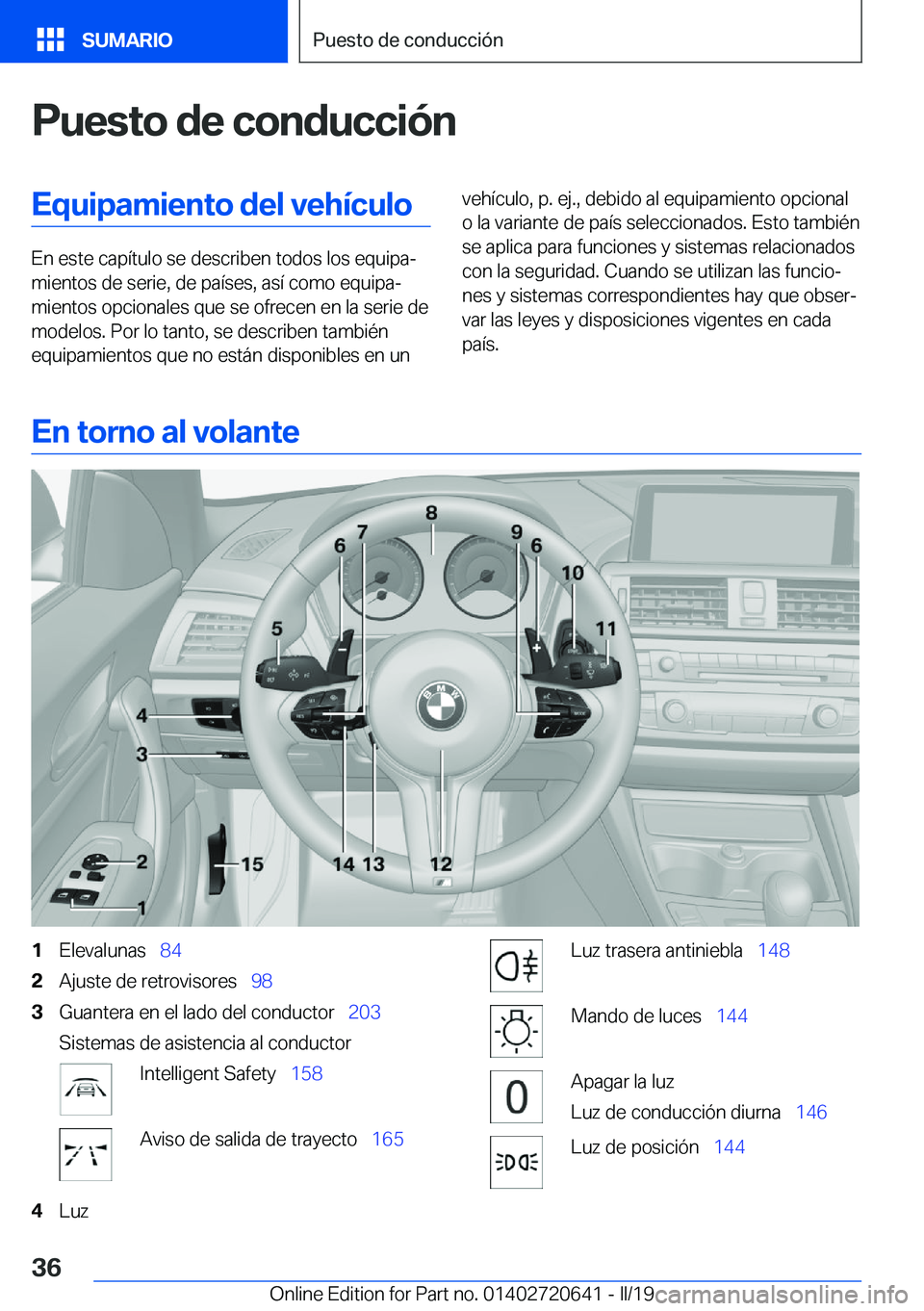 BMW M2 2020  Manuales de Empleo (in Spanish) �P�u�e�s�t�o��d�e��c�o�n�d�u�c�c�i�