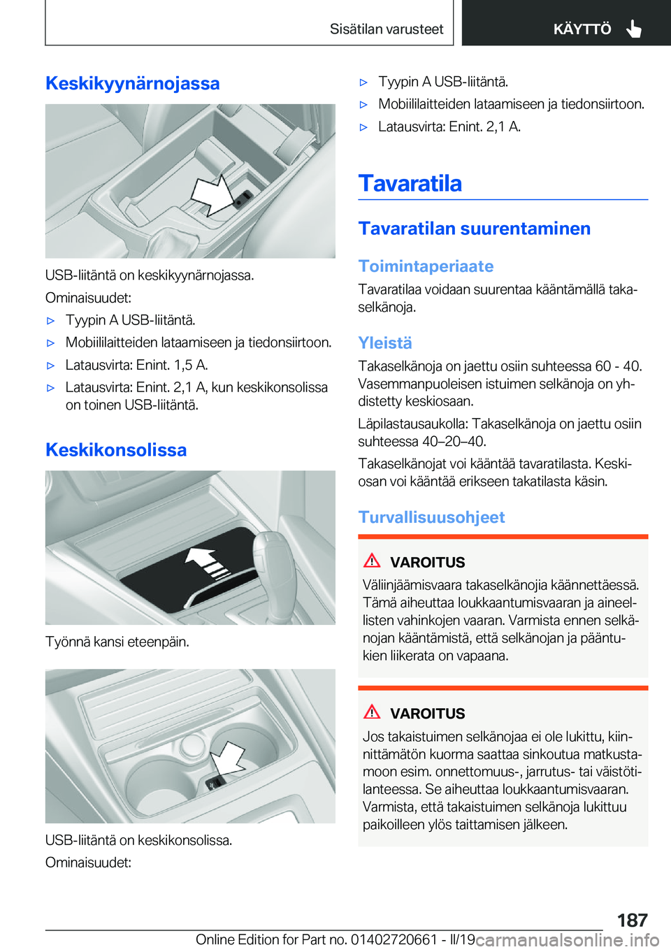 BMW M2 2020  Omistajan Käsikirja (in Finnish) �K�e�s�k�i�k�Z�Z�n�