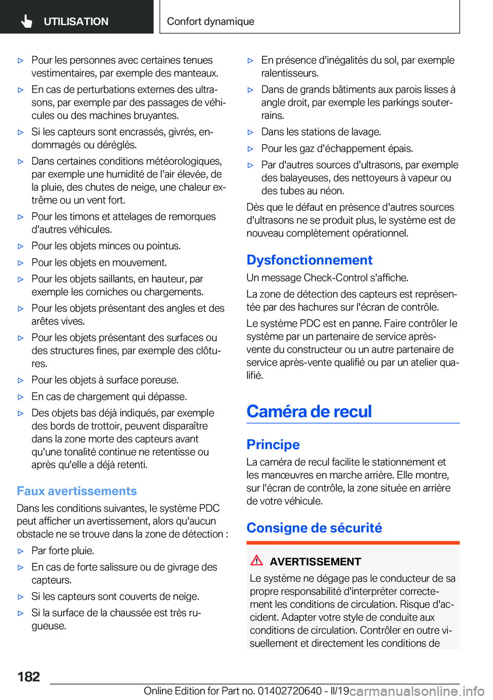 BMW M2 2020  Notices Demploi (in French) 'x�P�o�u�r��l�e�s��p�e�r�s�o�n�n�e�s��a�v�e�c��c�e�r�t�a�i�n�e�s��t�e�n�u�e�s�v�e�s�t�i�m�e�n�t�a�i�r�e�s�,��p�a�r��e�x�e�m�p�l�e��d�e�s��m�a�n�t�e�a�u�x�.'x�E�n��c�a�s��d�e��p�e�r