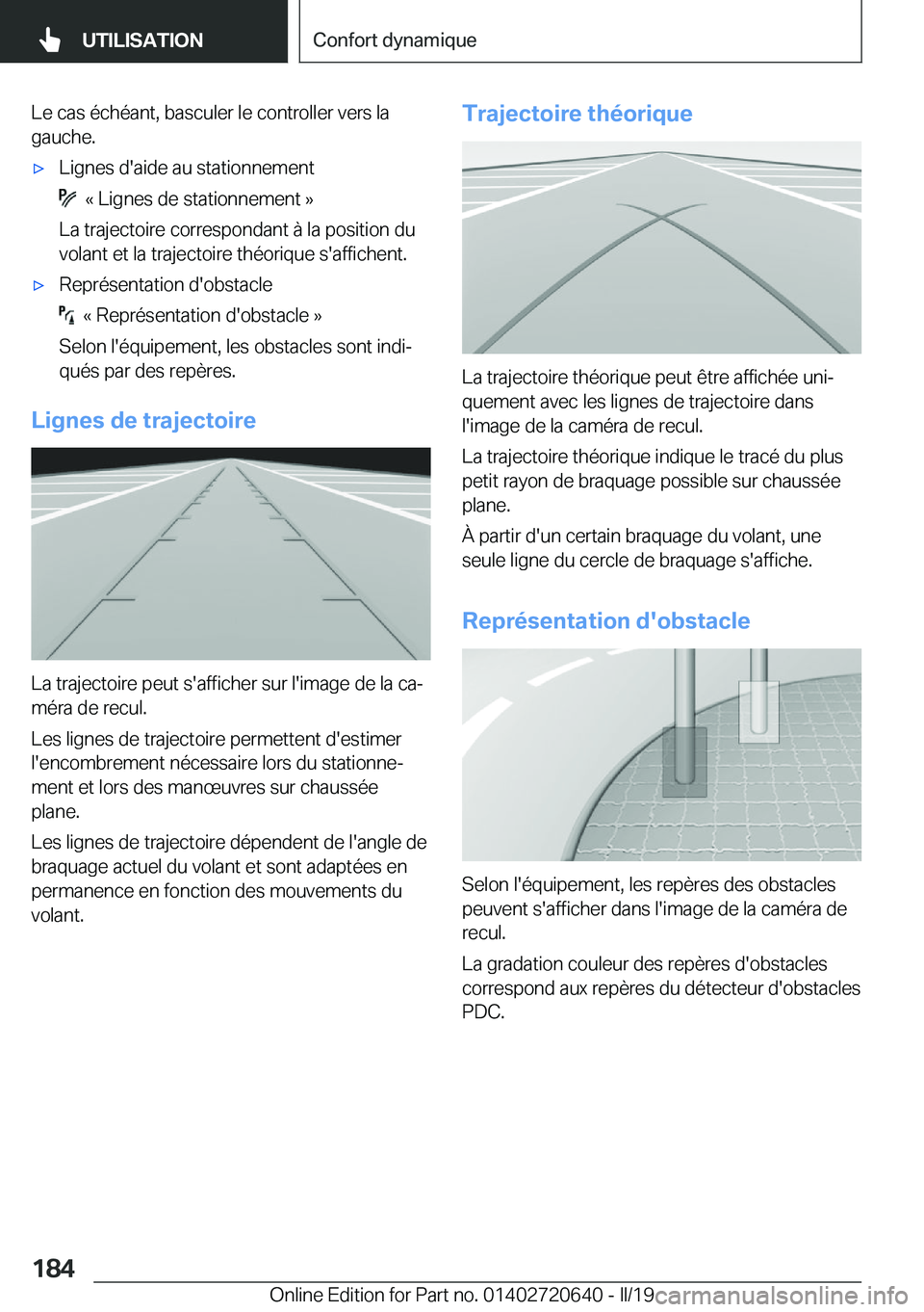 BMW M2 2020  Notices Demploi (in French) �L�e��c�a�s��é�c�h�é�a�n�t�,��b�a�s�c�u�l�e�r��l�e��c�o�n�t�r�o�l�l�e�r��v�e�r�s��l�a
�g�a�u�c�h�e�.'x�L�i�g�n�e�s��d�'�a�i�d�e��a�u��s�t�a�t�i�o�n�n�e�m�e�n�t
���k��L�i�g�n�e�s