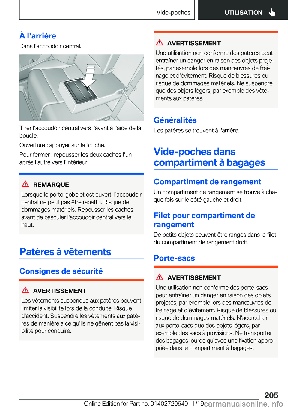 BMW M2 2020  Notices Demploi (in French) �