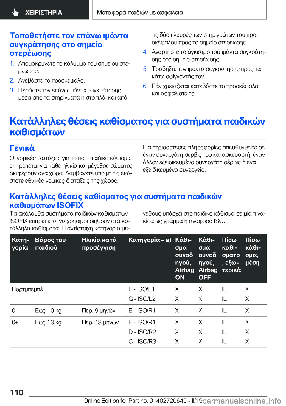 BMW M2 2020  ΟΔΗΓΌΣ ΧΡΉΣΗΣ (in Greek) fbcb[XgpfgX�gb`�Xcn`l�\_n`gs
fhu]dngZfZe�fgb�fZ_XRb
fgXdolfZe�1�.Tcb_s]dp`wgw�gb�]n^h__s�gbh�fy_wRbh�fg