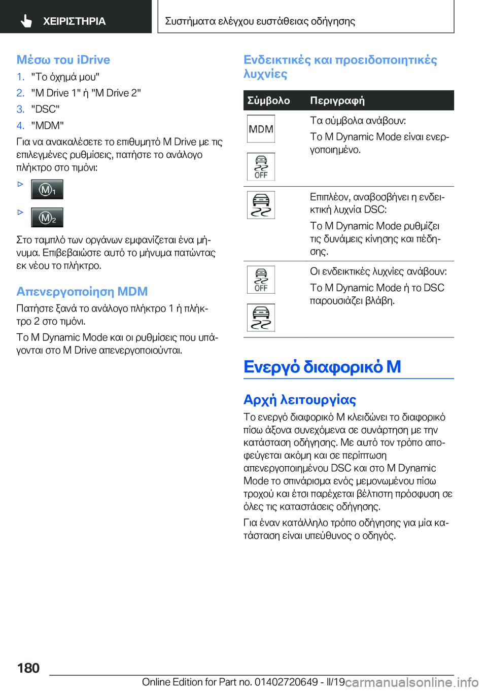 BMW M2 2020  ΟΔΗΓΌΣ ΧΡΉΣΗΣ (in Greek) @ofl�gbh��i�D�r�i�v�e�1�.�fb�ojy_n�_bh��2�.��M��D�r�i�v�e��1��p���M��D�r�i�v�e��2��3�.��D�S�C��4�.��M�D�M�
V\s�`s�s`s]s^ofwgw�gb�wc\zh