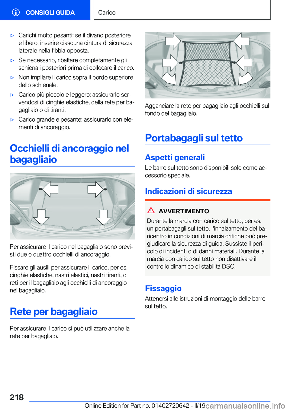 BMW M2 2020  Libretti Di Uso E manutenzione (in Italian) 'x�C�a�r�i�c�h�i��m�o�l�t�o��p�e�s�a�n�t�i�:��s�e��i�l��d�i�v�a�n�o��p�o�s�t�e�r�i�o�r�e
�è��l�i�b�e�r�o�,��i�n�s�e�r�i�r�e��c�i�a�s�c�u�n�a��c�i�n�t�u�r�a��d�i��s�i�c�u�r�e�z�z�a �l�