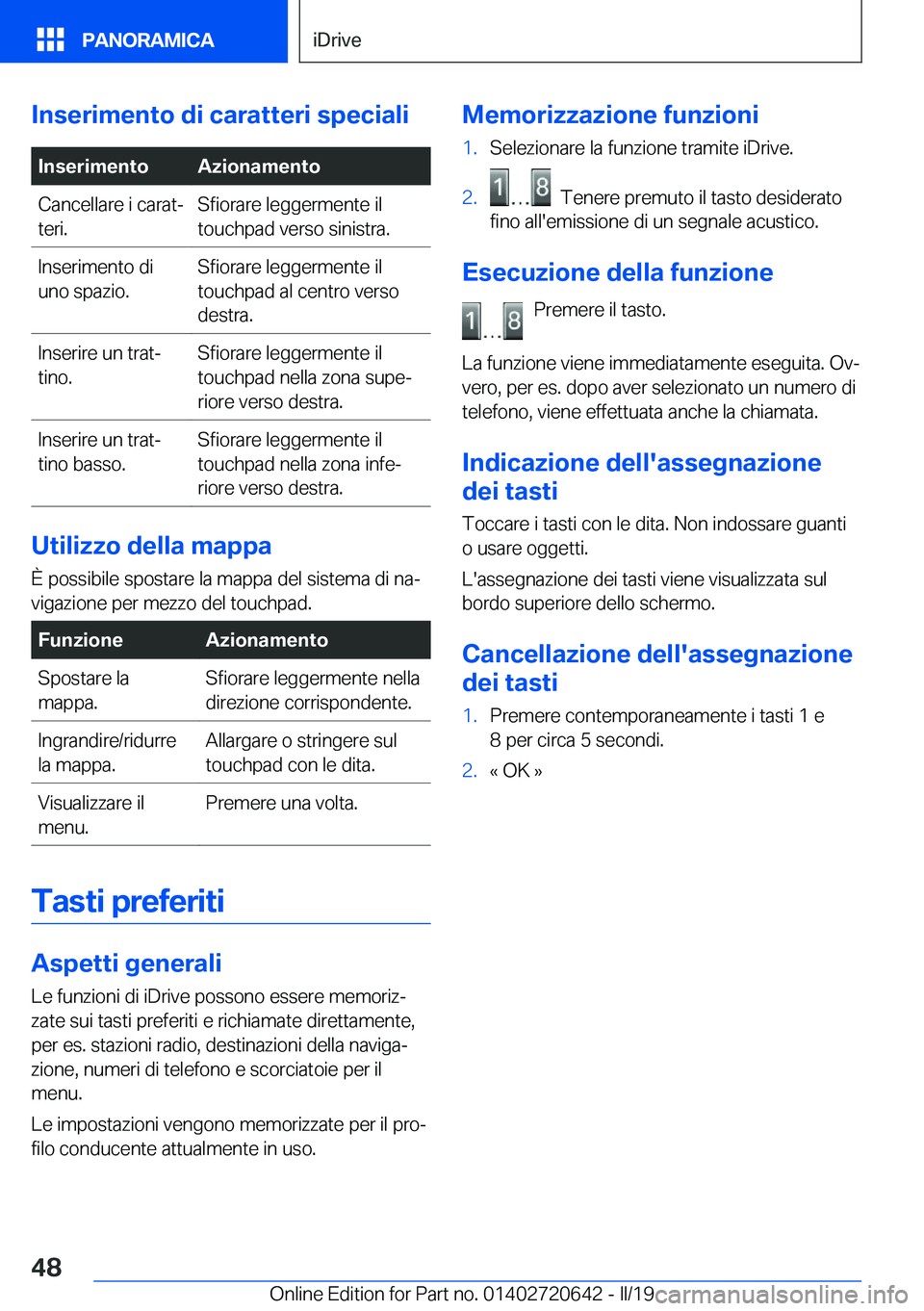 BMW M2 2020  Libretti Di Uso E manutenzione (in Italian) �I�n�s�e�r�i�m�e�n�t�o��d�i��c�a�r�a�t�t�e�r�i��s�p�e�c�i�a�l�i�I�n�s�e�r�i�m�e�n�t�o�A�z�i�o�n�a�m�e�n�t�o�C�a�n�c�e�l�l�a�r�e��i��c�a�r�a�tª
�t�e�r�i�.�S�f�i�o�r�a�r�e��l�e�g�g�e�r�m�e�n�t�e