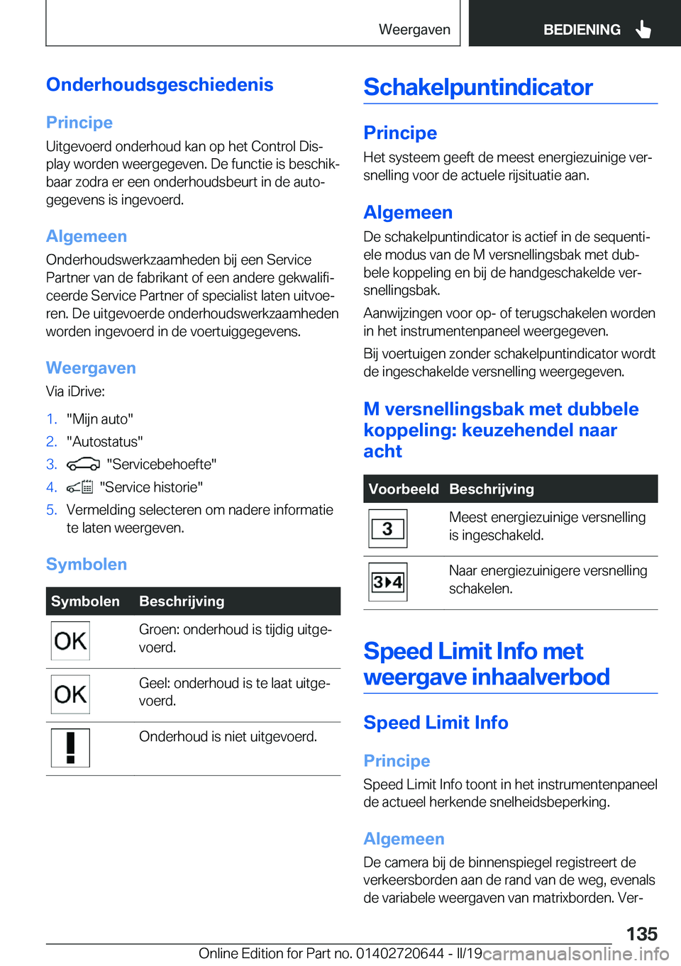 BMW M2 2020  Instructieboekjes (in Dutch) �O�n�d�e�r�h�o�u�d�s�g�e�s�c�h�i�e�d�e�n�i�s
�P�r�i�n�c�i�p�e �U�i�t�g�e�v�o�e�r�d��o�n�d�e�r�h�o�u�d��k�a�n��o�p��h�e�t��C�o�n�t�r�o�l��D�i�sj
�p�l�a�y��w�o�r�d�e�n��w�e�e�r�g�e�g�e�v�e�n�.�