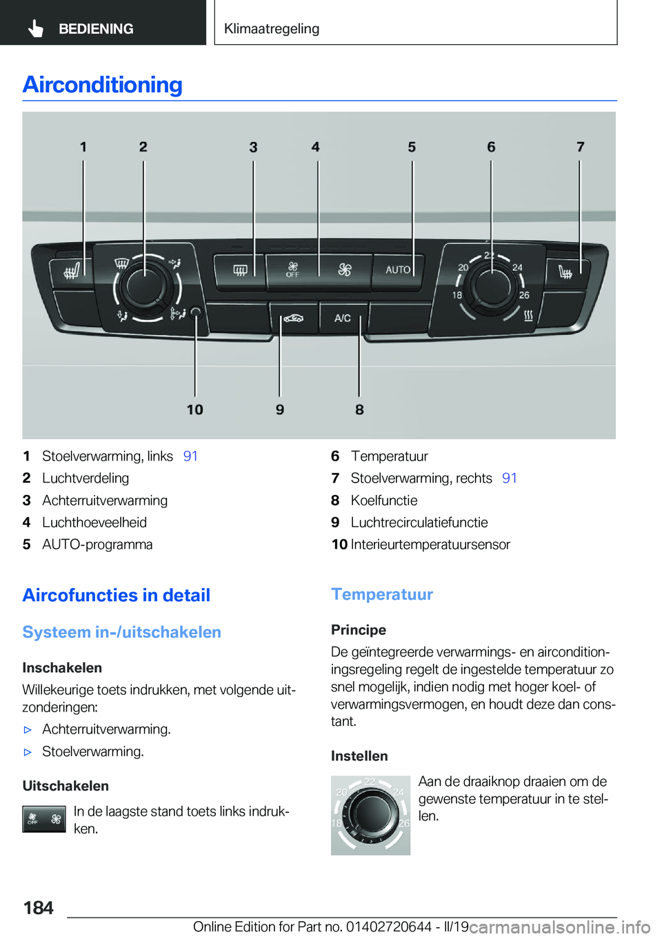 BMW M2 2020  Instructieboekjes (in Dutch) �A�i�r�c�o�n�d�i�t�i�o�n�i�n�g�1�S�t�o�e�l�v�e�r�w�a�r�m�i�n�g�,��l�i�n�k�s\_�9�1�2�L�u�c�h�t�v�e�r�d�e�l�i�n�g�3�A�c�h�t�e�r�r�u�i�t�v�e�r�w�a�r�m�i�n�g�4�L�u�c�h�t�h�o�e�v�e�e�l�h�e�i�d�5�A�U�T�O