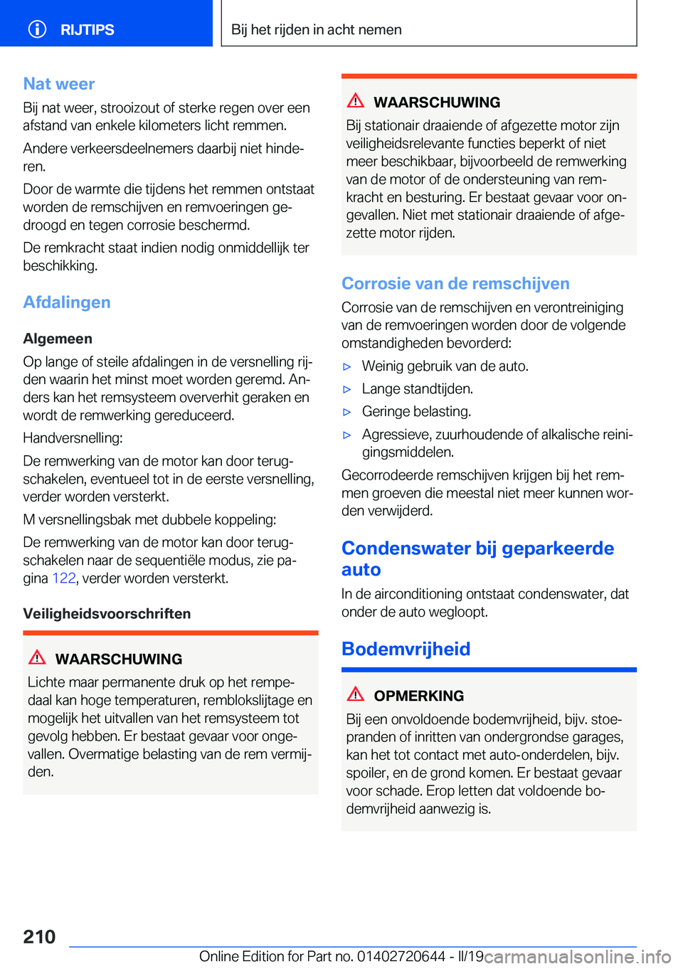 BMW M2 2020  Instructieboekjes (in Dutch) �N�a�t��w�e�e�r
�B�i�j��n�a�t��w�e�e�r�,��s�t�r�o�o�i�z�o�u�t��o�f��s�t�e�r�k�e��r�e�g�e�n��o�v�e�r��e�e�n
�a�f�s�t�a�n�d��v�a�n��e�n�k�e�l�e��k�i�l�o�m�e�t�e�r�s��l�i�c�h�t��r�e�m�m�e�n