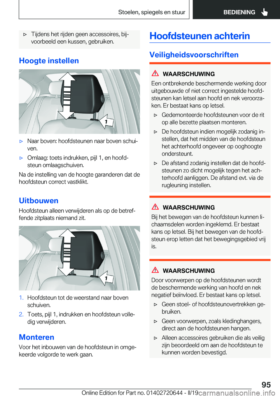 BMW M2 2020  Instructieboekjes (in Dutch) 'x�T�i�j�d�e�n�s��h�e�t��r�i�j�d�e�n��g�e�e�n��a�c�c�e�s�s�o�i�r�e�s�,��b�i�jj
�v�o�o�r�b�e�e�l�d��e�e�n��k�u�s�s�e�n�,��g�e�b�r�u�i�k�e�n�.
�H�o�o�g�t�e��i�n�s�t�e�l�l�e�n
'x�N�a�a�