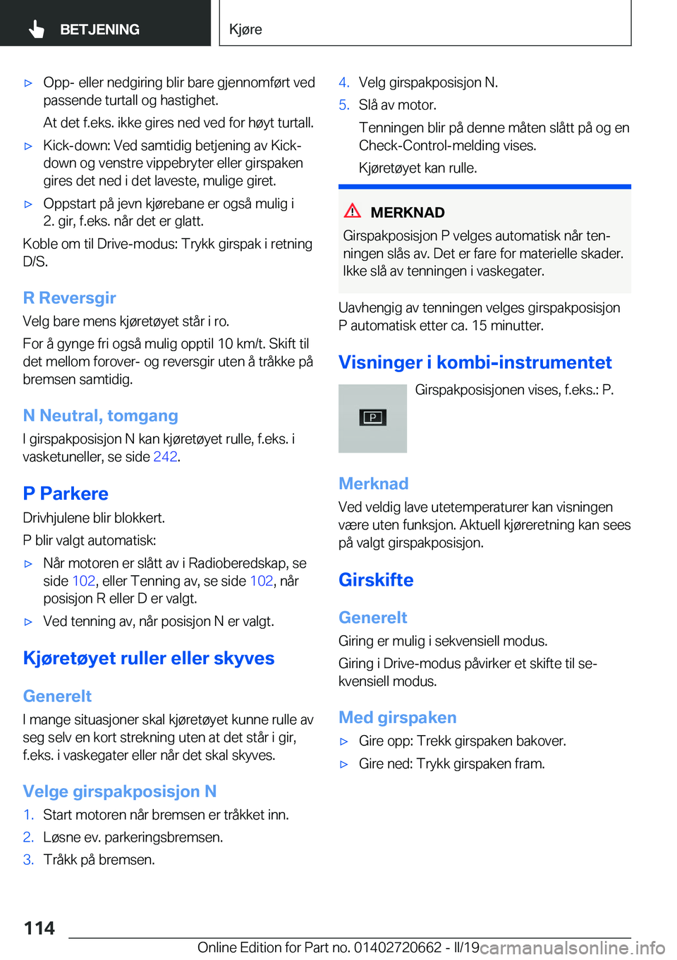 BMW M2 2020  InstruksjonsbØker (in Norwegian) 'x�O�p�p�-��e�l�l�e�r��n�e�d�g�i�r�i�n�g��b�l�i�r��b�a�r�e��g�j�e�n�n�o�m�f�