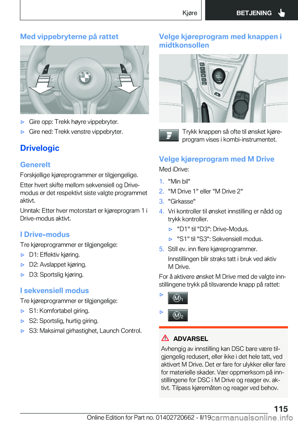 BMW M2 2020  InstruksjonsbØker (in Norwegian) �M�e�d��v�i�p�p�e�b�r�Z�t�e�r�n�e��p�å��r�a�t�t�e�t'x�G�i�r�e��o�p�p�:��T�r�e�k�k��h�